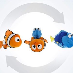 Reversible Disney Parks Flip Plush Pillow Nemo